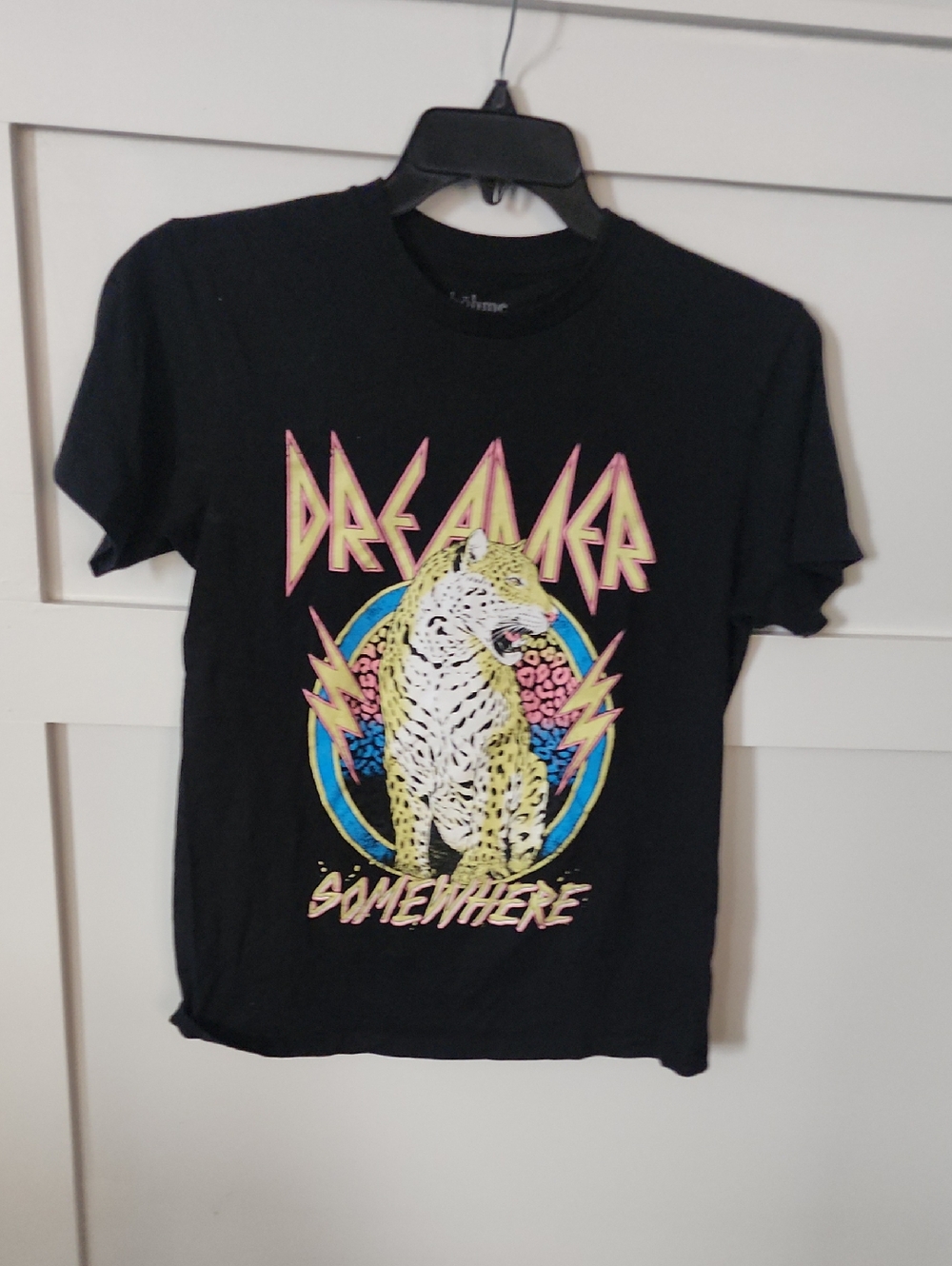 NWOT Böhme Black Dreamer Somewhere Leopard Graphic Tee - Small